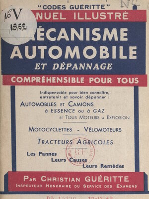 cover image of Mécanisme automobile et dépannage